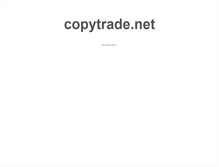Tablet Screenshot of copytrade.net